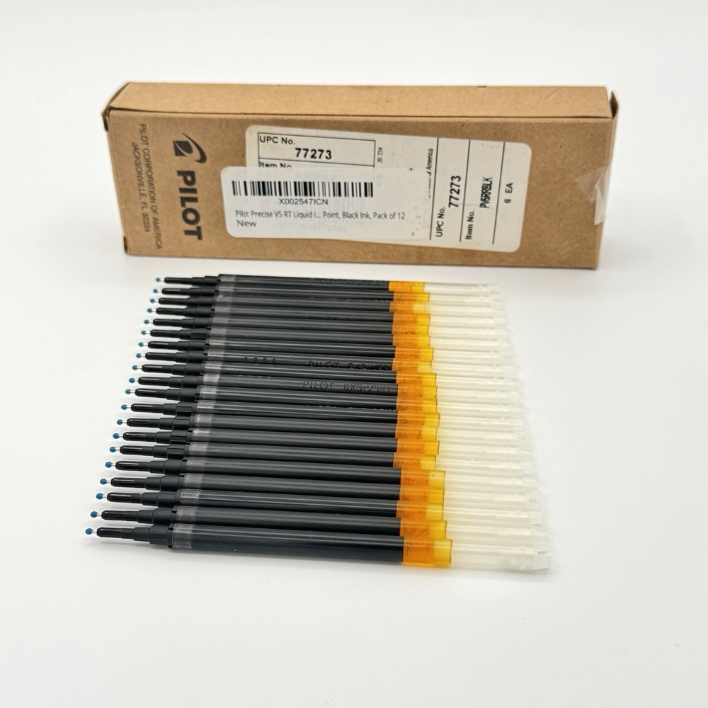 Pilot‎ BXS-V5RT Pen Refills Black  Japan Lot of 20 New